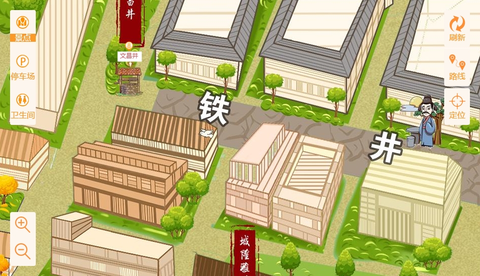 西山智慧景区：手绘地图与语音导览的完美融合